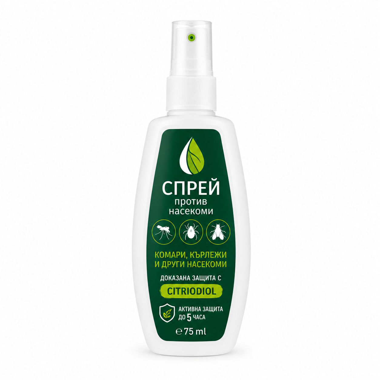 Спрей против комари, кърлежи и други насекоми с Citriodiol® – 75 ml