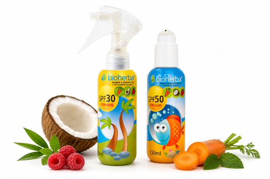 Слънцезащитен сет Bioherba SPF30 + SPF50